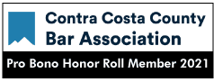 CCCBA 2021 Pro Bono Honor Roll member badge