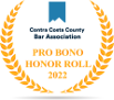 CCCBA 2022 Pro Bono Honor Roll member badge